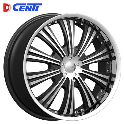 24" Dcenti Series 909 Black and Machined Package