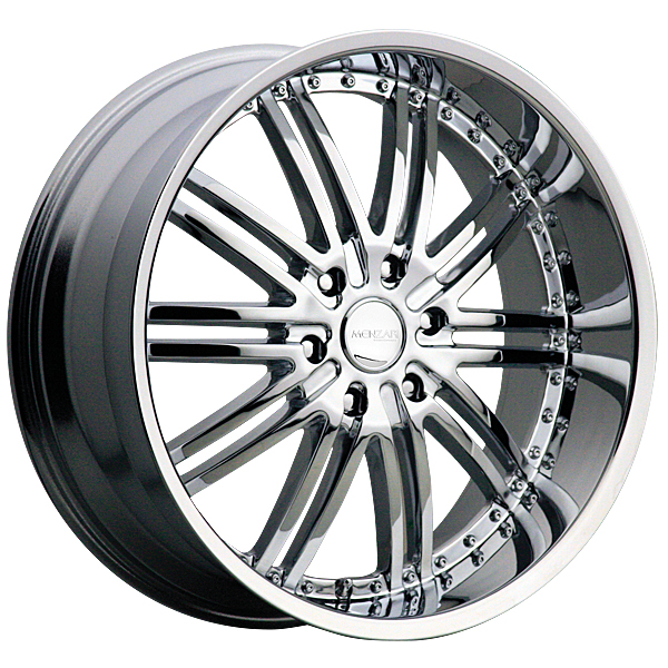 26" Menzari Series Z08 Chrome Package