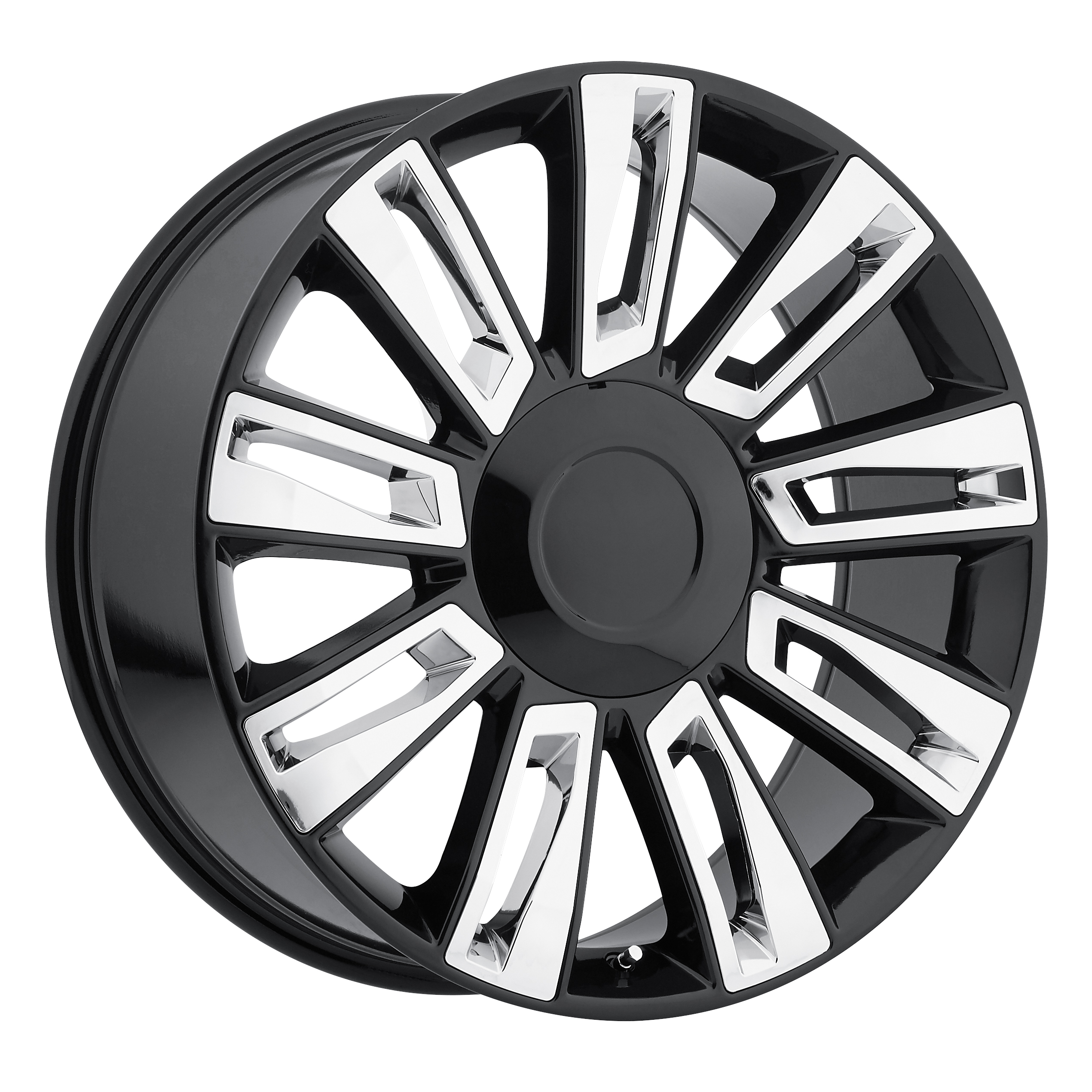 2015 Cadillac Escalade Option 3 Black w/ Chrome Inserts Replicas