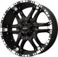 20" Ballistic Offroad Wizard w/ 33" Tires Package