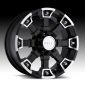 17" V-TEC Series 392 Black w/ 33" Tires Package