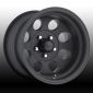 17" Ultra Series 164 Matte Black w/ 33" Tires Package