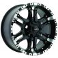 18" Ballistic Offroad Series 810 w/ 33" Tires Package