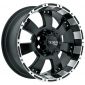 18" Incubus Alloys Series 815 Black w/ 33" Tires Package
