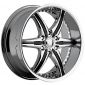 22" Cattivo Series 724 Chrome Package