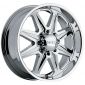 22" Incubus Alloys Series 505 Chrome Package
