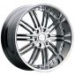 22" Menzari Series Z08 Chrome Package