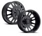 American Eagle Wheels 19.5" 0569 Dually  Gloss Black Milled Windows