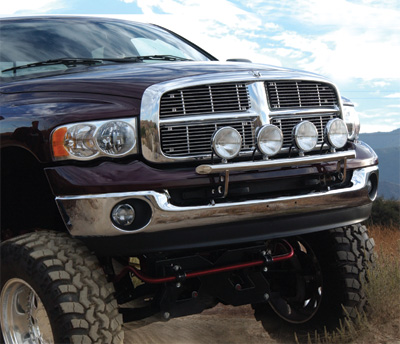 DODGE	02-05	Ram 2WD & 4WD 1500 (2500/3500 requires kit # 320-A)	Light Bar w/4 mounting tabs	Polished Stainless	75-32030