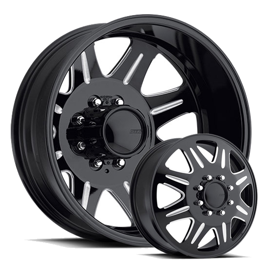 American Eagle Wheels 057 Gloss Black Milled Spokes