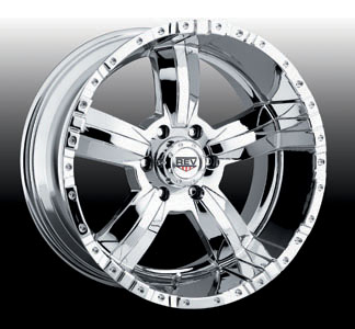 REV WHEELS 813 50 Cal Chrome Off Road