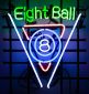 On The Edge Marketing Neon Sign (Eight Ball)(19.5"x 21.5"x 6.5")