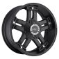 17" V-TEC Series 394 All Black w/ 33" Tires Package