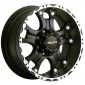 18" Ballistic Offroad Series 811 w/ 33" Tires Package