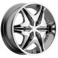 22" Akuza Road Concepts Series 712 Chrome Package
