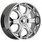 22" Akuza Road Concepts Series 504 Chrome Package